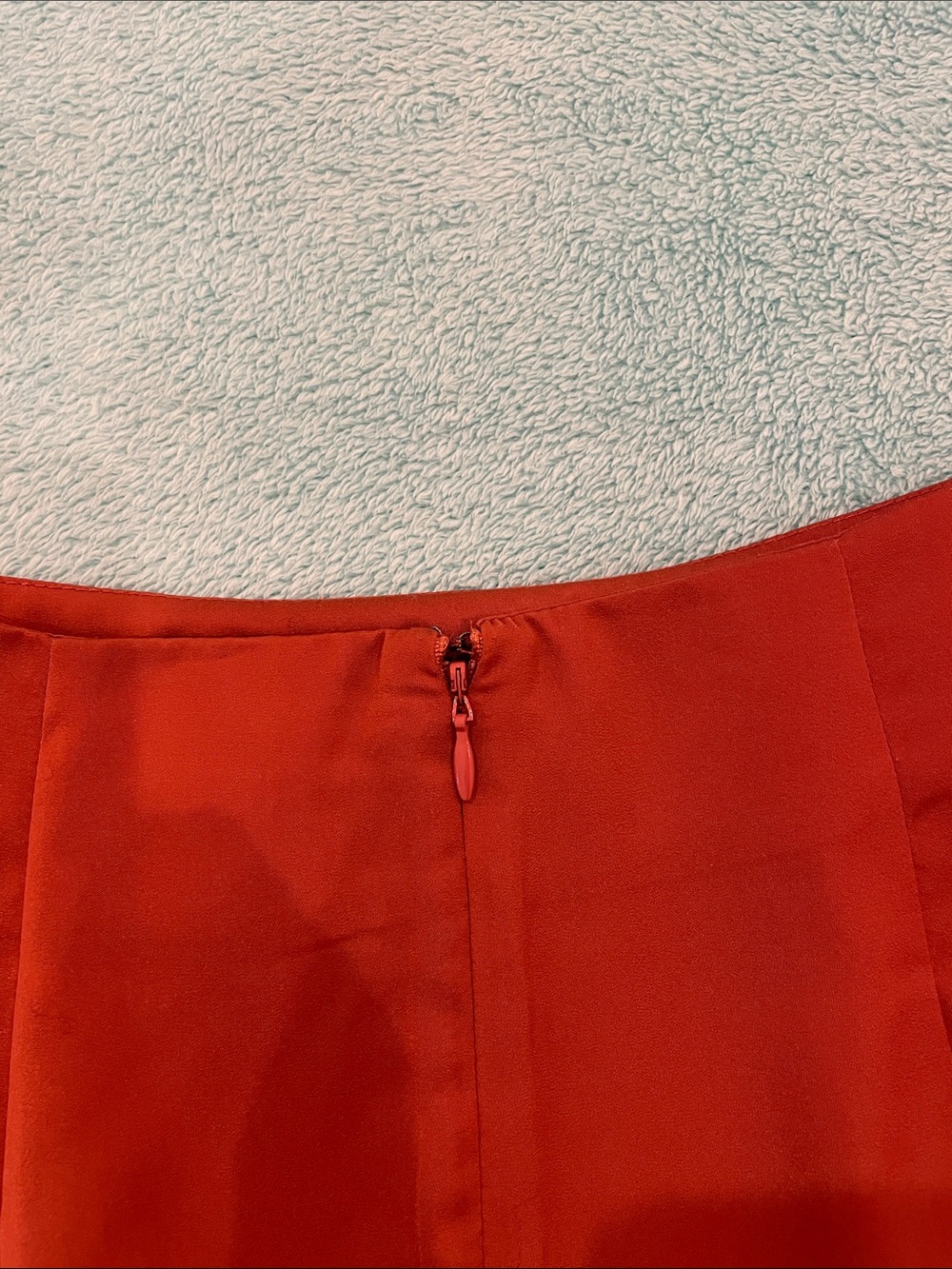Who What Wear asymmetrical rust color skirt size 2 - Picture 4 of 5